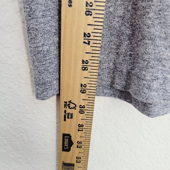 Vintage Vans Heritage T-Shirt Heathered Gray Spellout Logo Soft Knit Casual Med - Picture 4 of 6